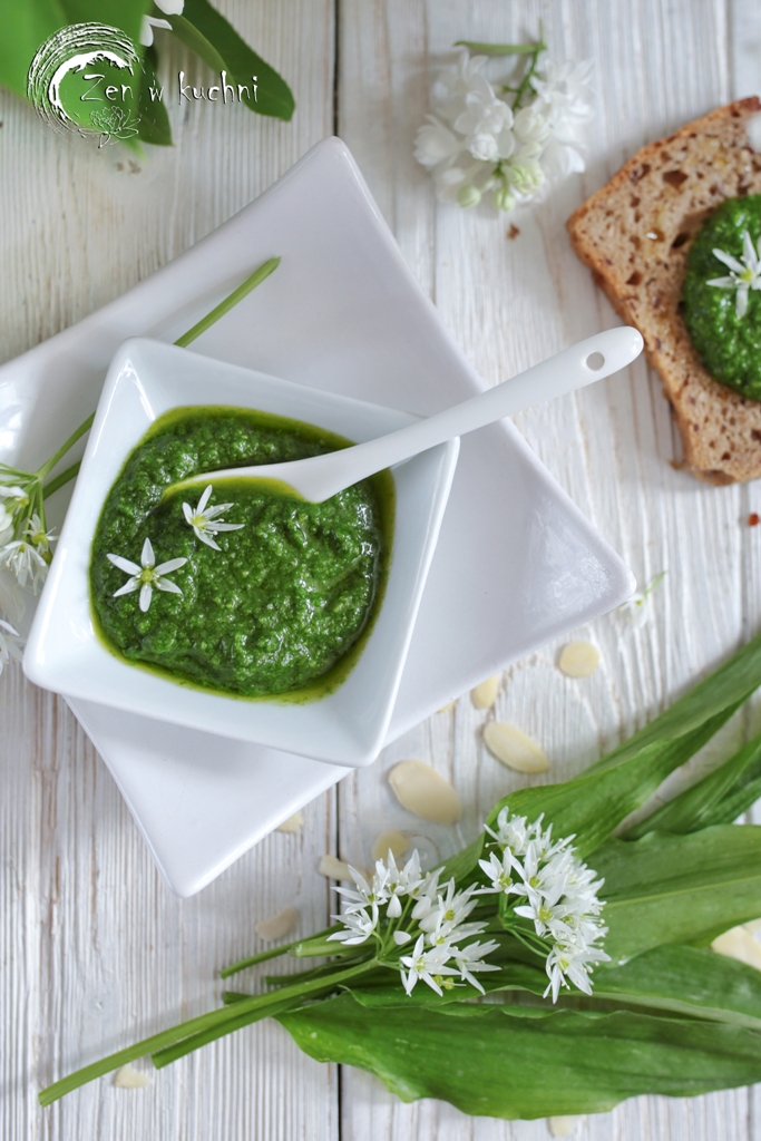 Pesto z czosnku niedźwiedziego Zen w kuchni