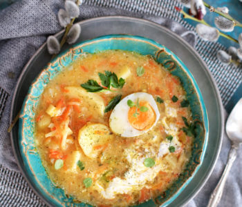 zupa chlebowa z chrzanem