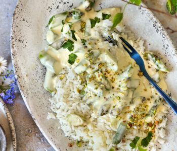 risotto ze szparagami, przepis