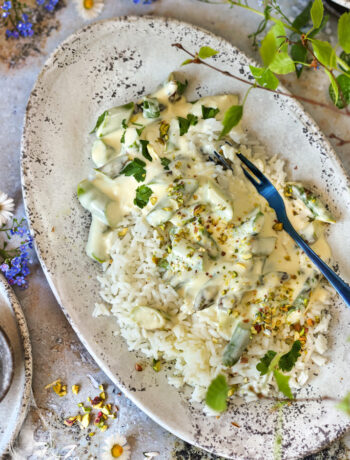 risotto ze szparagami, przepis