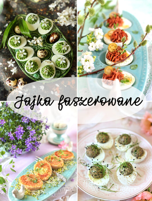 przepisy na jajka faszerowane, wielkanoc