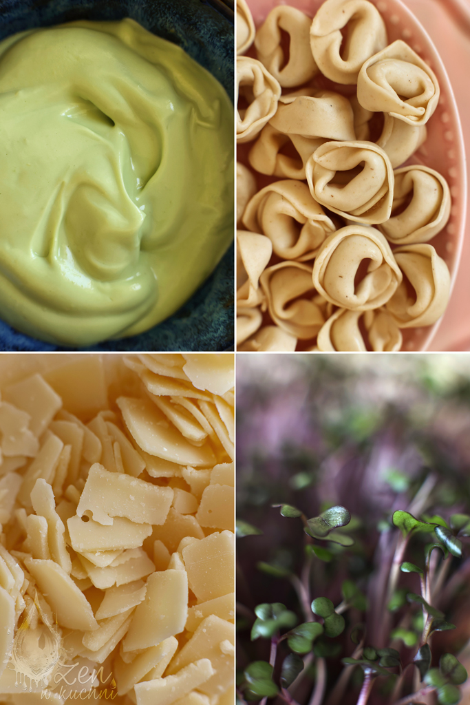 sałatka z tortellini z serem