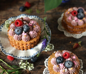 mini torciki z ciasta kruchego, przepis