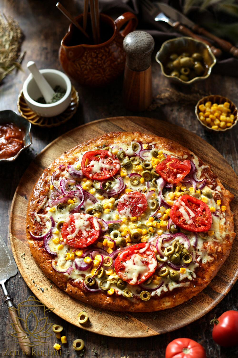 Pizza z serka wiejskiego