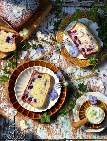 Ciasto jogurtowe o sernikowej konsystencji, bez tłuszczu, pełne białka i borówek - lekkie, wilgotne i idealne na zdrowy deser.